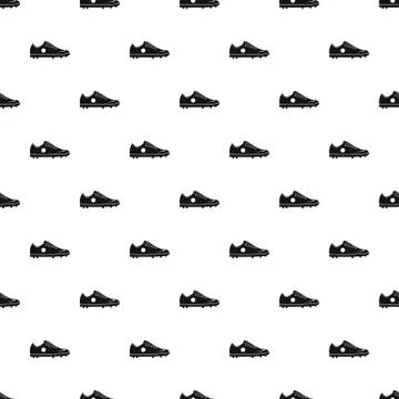 Soccer shoe pattern vector 스톡 일러스트