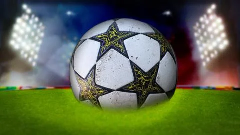 Soccer stadium background Stock-Illustration