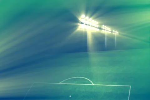 Soccer Stadium Background No Ball Stock Footage 10873564
