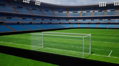 Soccer Stadium Stock Footage 134802724