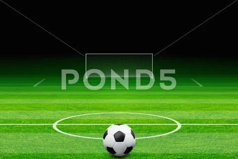 Soccer stadium Stock Illustration
