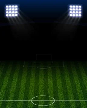 Soccer stadium Stock Illustration