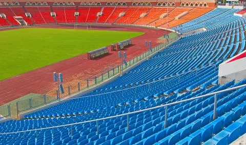 Soccer stadium Foto stock