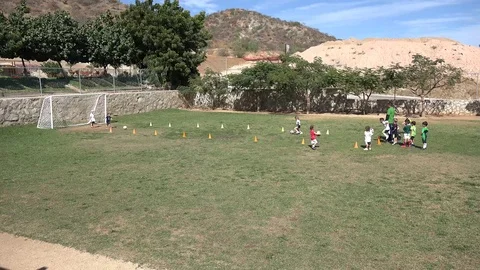 Soccer star training camp. Los Cabos, Mexico Stock Footage 109234718