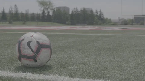 Soccer Strike Closeup Stock Footage 155399419