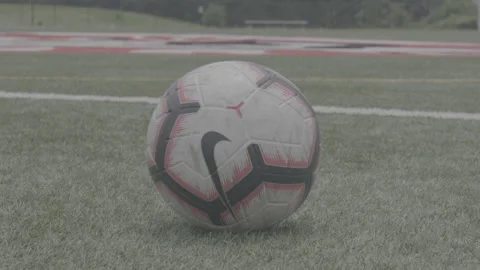 Soccer Strike Closeup 스톡 동영상 155400294