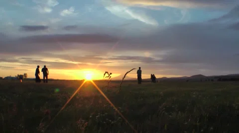 Soccer Sunset 库存影片 39106248