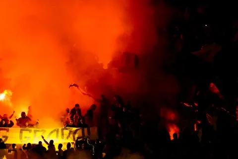 Soccer supporters Stock Photos