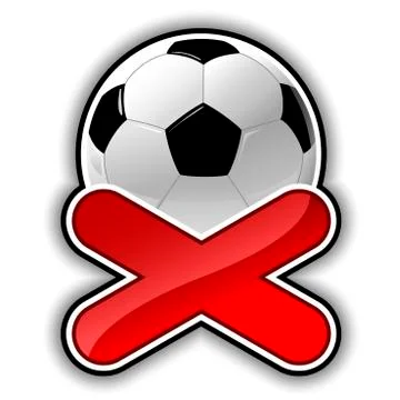 Soccer symbol Stock Illustration