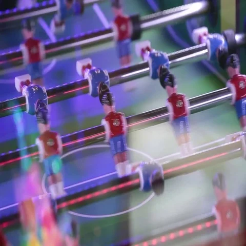 Soccer table game Stock Footage 69735704