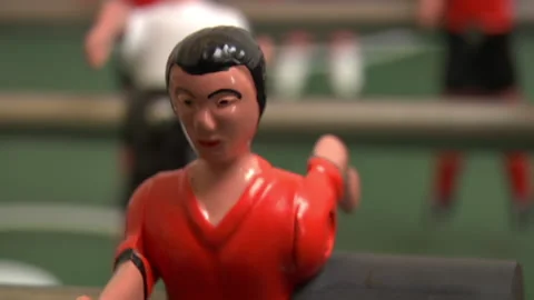 Soccer Table Game Stock Footage 136035458