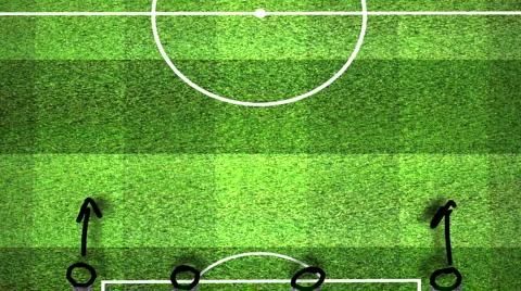 Soccer Tactics 05 Stock Footage 1183117