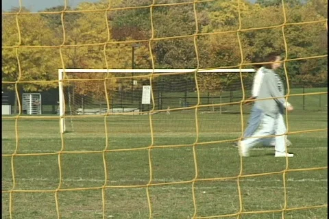 Soccer Teams Shake Hands Stock Footage 298376