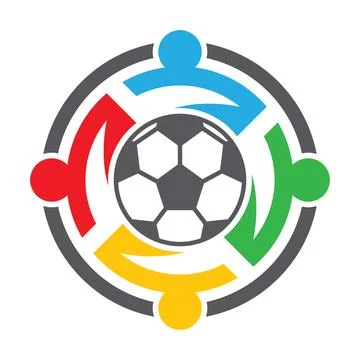 Soccer teamwork vector design Stock Illustration