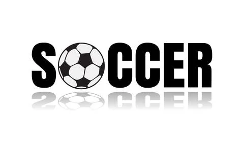 Soccer text effect design Stock Illustration
