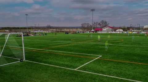Soccer Timelapse Stock Footage 64414225