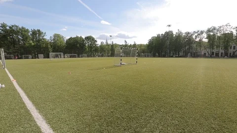 Soccer Training Field Stock Footage 91906736