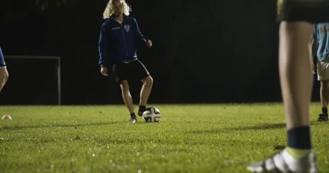 Soccer Training Stock Footage 92663473