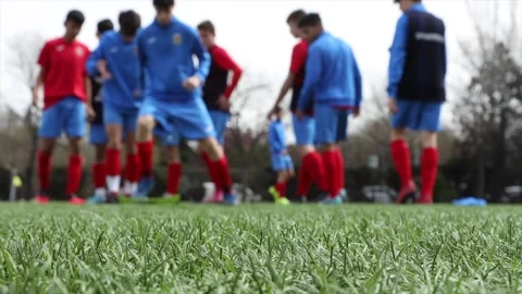 Soccer training Stock Footage 131082384