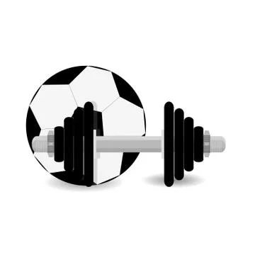 Soccer training vector Stock Illustration