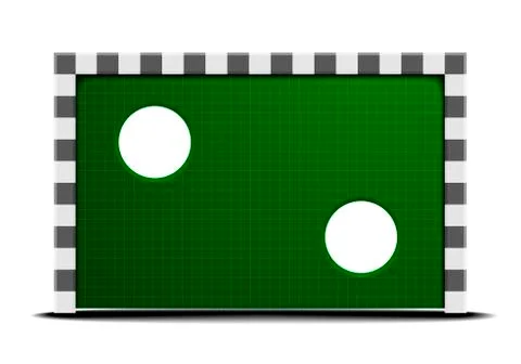 Soccer training wall Stock Illustration