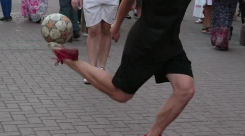 Soccer trick Stock Footage 20588708