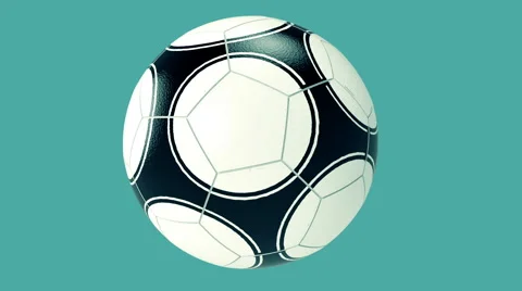 Soccer turntable loop with alpha channel Stock Footage 41476243