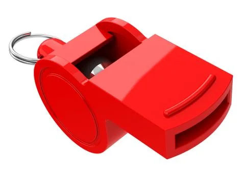 The soccer whistle Stock Illustration