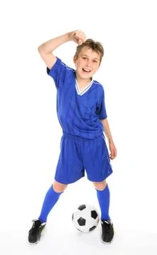 Soccer win Stock Photos