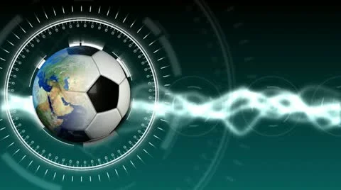 Soccer World Background 31 (HD) Stock Footage 12694974