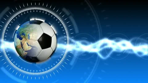 Soccer World Background 32 (HD) Stock Footage 12687038