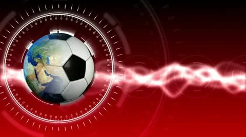 Soccer World Background 33 (HD) Stock Footage 12687322