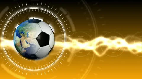 Soccer World Background 35 (HD) Stock Footage 12687618