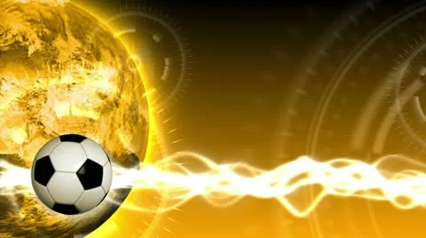 Soccer World Background 49 (HD) Stock Footage 17400815