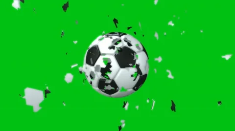 Soccerball 3d animation Video stock 11301250