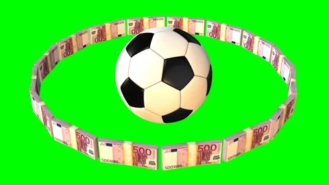Soccerball euro loop Stock Footage 85884207