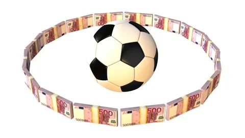 Soccerball market loop Stock Footage 85880793