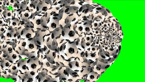 Soccerball Transition 4k Stock Footage 90845962