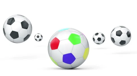Soccerballs. Looping. Stock Footage 62787183