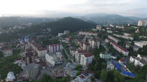 Sochi from above Stock Footage 51295349