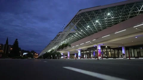 Sochi airport Video stock 168821219