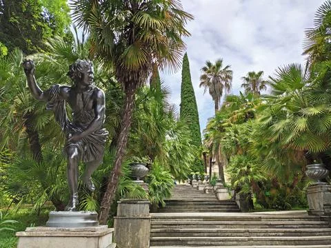 Sochi Arboretum 스톡 사진
