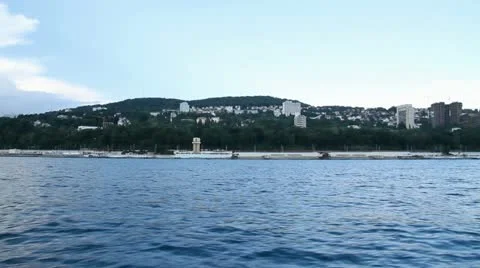 Sochi city coast Stock-Footage 12613745