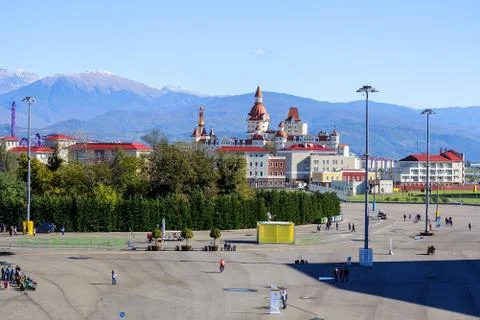 Sochi. Facilities and attractions. Stock Photos