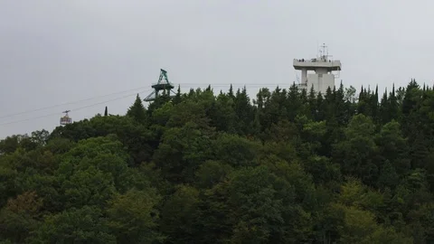 Sochi Funicular Aerial View in Summer Video stock 83384674