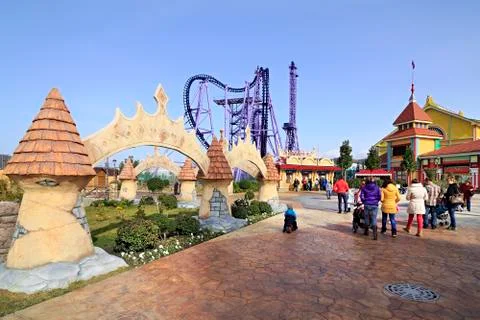 Sochi Park - theme park Fotos Stock