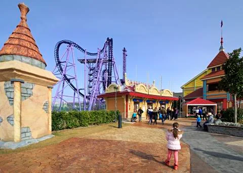 Sochi Park - theme park 스톡 사진