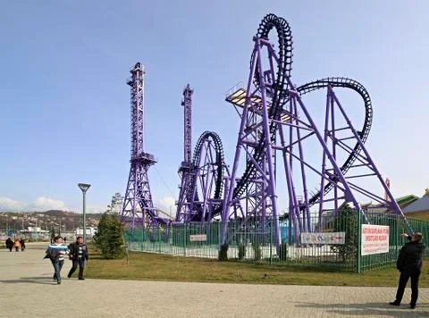 Sochi Park - theme park 스톡 사진