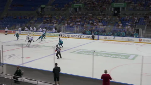 Sochi, Russia - August 3, 2022: Sochi Open Hockey tournament Stock Footage 203785115