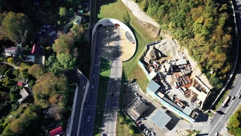 Sochi. Transportation from the height of the drone Vidéo 98463892